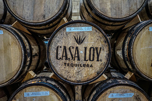 Casa Loy Tequilera barrels